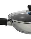 HK-1024: 10″ Stainless Fry Pan with Excalibur Coating