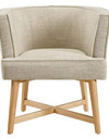 Modway Anders Upholstered Fabric Accent Chair, Beige