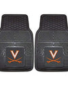FANMATS 13249 NCAA University of Virginia Cavaliers Vinyl Heavy Duty Car Mat Team Color, 18"x27"