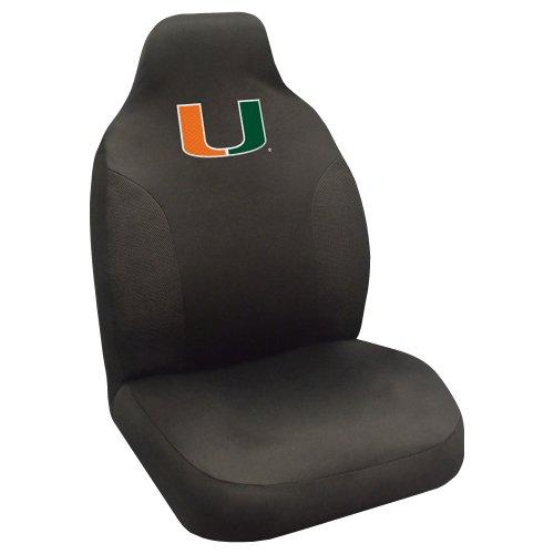 FANMATS NCAA University of Miami Hurricanes Polyester Seat Cover,20"x48"