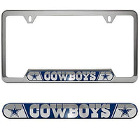 FANMATS NFL - Dallas Cowboys Embossed License Plate Frame