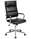 Flash Furniture High Back Black LeatherSoft Contemporary Panel Executive Swivel Office Chair