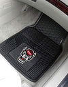 Fanmats 10988 North Carolina State Wolfpack Front Row Vinyl Heavy Duty Car Mat - 2 Piece Team Color, 18"x27"