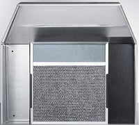 Summit Appliance ADAH1630SS Under Cabinet 30" Wide Convertible ADA Compliant Range Hood for Ducted or Ductless Use in Stainless Steel Finish with Remote Wall Switch, 160 CFM Maximum Air Movement