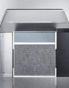 Summit Appliance ADAH1636SS Under Cabinet 36" Wide Convertible ADA Compliant Range Hood for Ducted or Ductless Use in Stainless Steel Finish with Remote Wall Switch, 160 CFM Maximum Air Movement