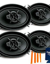 Sony Two Pairs XS-R4646 4-Way 4x6 Coaxial Speakers