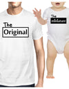 Original And Mini Cute Dad Baby Boy Shirts Funny Fathers Day Gifts