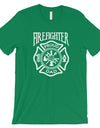 Firefighter Dad Mens Strong-Willed Great Father's Day Shirt Gift