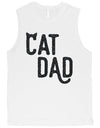 Cat Dad Mens Great Motivational Father's Day Muscle Shirt Dad Gift