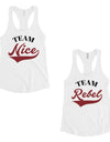 Team Nice Team Rebel Best Friend Tank Tops Womens Workout Tanks