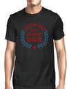 God Bless USA American Flag Shirt Mens Black 4th Of July Tee Shirt
