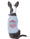 American Warrior Sky Blue 4th Of July Small Pets Tee Shirt Cotton