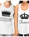 King And Queen Matching Couple Tank Tops Funny Anniversary Gifts