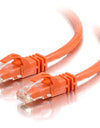 C2G-25ft Cat6 Snagless Crossover Unshielded (UTP) Network Patch Cable - Orange