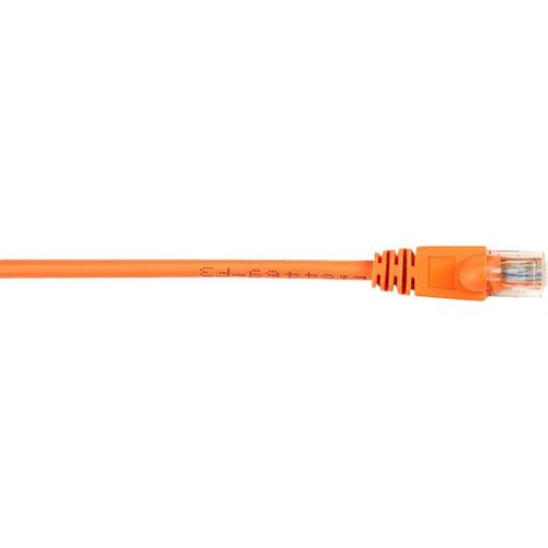 Black Box CAT5e Value Line Patch Cable, Stranded, Orange, 25-ft. (7.5-m)
