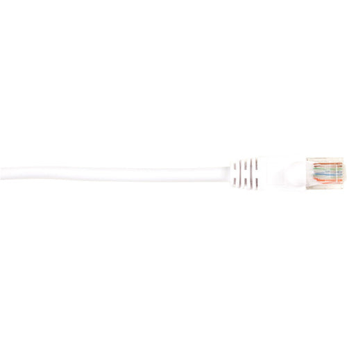 Black Box CAT5e Value Line Patch Cable, Stranded, White, 2-ft. (0.6-m), 25-Pack