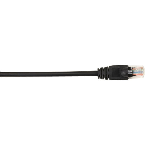 Black Box CAT5e Value Line Patch Cable, Stranded, Black, 10-Ft. (3.0-m), 10-Pack