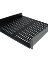 StarTech.com 2U 16in Universal Vented Rack Mount Cantilever Shelf - Fixed Server Rack Cabinet Shelf - 50lbs - 22kg