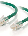 C2G-8ft Cat6 Non-Booted Unshielded (UTP) Network Patch Cable - Green