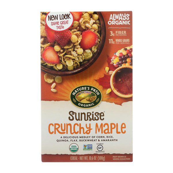 Nature's Path Crunchy Maple - Sunrise - Case Of 12 - 10.6 Oz.