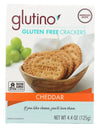 Glutino Crackers - Cheddar - Case Of 6 - 4.4 Oz.