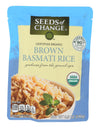 Seeds Of Change Organic Rishikesh Brown Basmati Rice - Case Of 12 - 8.5 Oz.