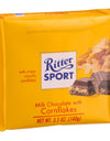 Ritter Sport Chocolate Bar - Milk Chocolate - Corn Flakes - 3.5 Oz Bars - Case Of 10