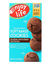 Enjoy Life - Cookie - Soft Baked - Double Chocolate Brownie - Gluten Free - 6 Oz - Case Of 6