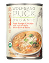 Wolfgang Puck Organic Soup - Wheat Bean And Pesto - Case Of 12 - 14.5 Oz.