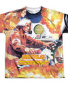Atari/missle Commander-s/s Youth Poly Crew-white