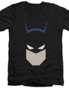 Batman/ Bat Head-s/s Adult V-neck 30/1-black