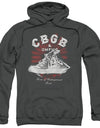 Cbgb/high Tops-adult Pull-over Hoodie-charcoal