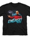 Star Trek/engage - S/s Youth 18/1 - Black