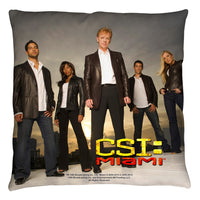 Csi Miami/cast - Throw Pillow