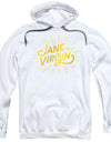 Jane The Virgin/golden Logo-adult Pull-over Hoodie-white