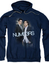 Numb3rs/don & Charlie-adult Pull-over Hoodie-navy