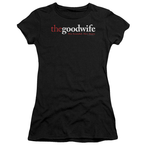 The Good Wife/logo - S/s Junior Sheer - Black