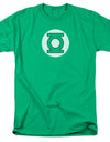 Dc/green Lantern Logo - S/s Adult 18/1 - Kelly Green