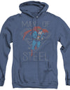 Dc/hardened Heart-adult Heather Hoodie-royal Blue
