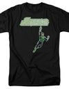 Green Lantern/energy Construct Logo - S/s Adult 18/1 - Black