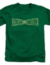 Green Lantern/flame Logo-s/s Juvenile 18/1-kelly Green