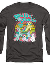 My Little Pony Retro/chillin With My Ponies-l/s Adult 18/1-charcoal