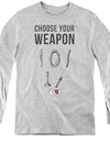 Clue/choose-youth Long Sleeve-athletic Heather