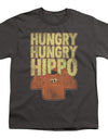 Hungry Hungry Hippos/hungry Hungry Hippo-s/s Youth 18/1-charcoal