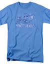 Tom And Jerry/sketchy-s/s Adult 18/1-carolina Blue