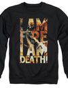 Hobbit/i Am Fire - Adult Crewneck Sweatshirt - Black