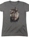 Harry Potter/it All Ends Here-s/s Womens Tee-charcoal