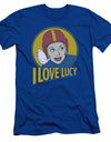 I Love Lucy/lb Super Comic-s/s Adult 30/1-royal Blue