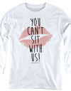 Mean Girls/you Cant Sit With Us-youth Long Sleeve-white
