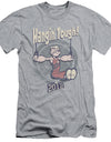 Popeye/hangin Tough - S/s Adult 30/1 - Athletic Heather